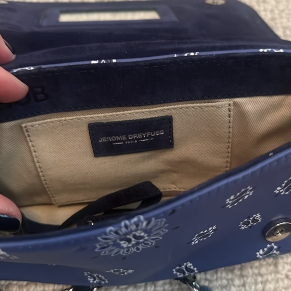 Brand new leather bandana chain bag with mirror - Picture 3 of 3